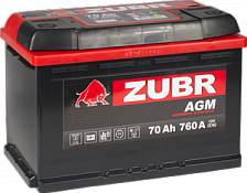 Аккумулятор Zubr AGM (70 Ah) 570 02